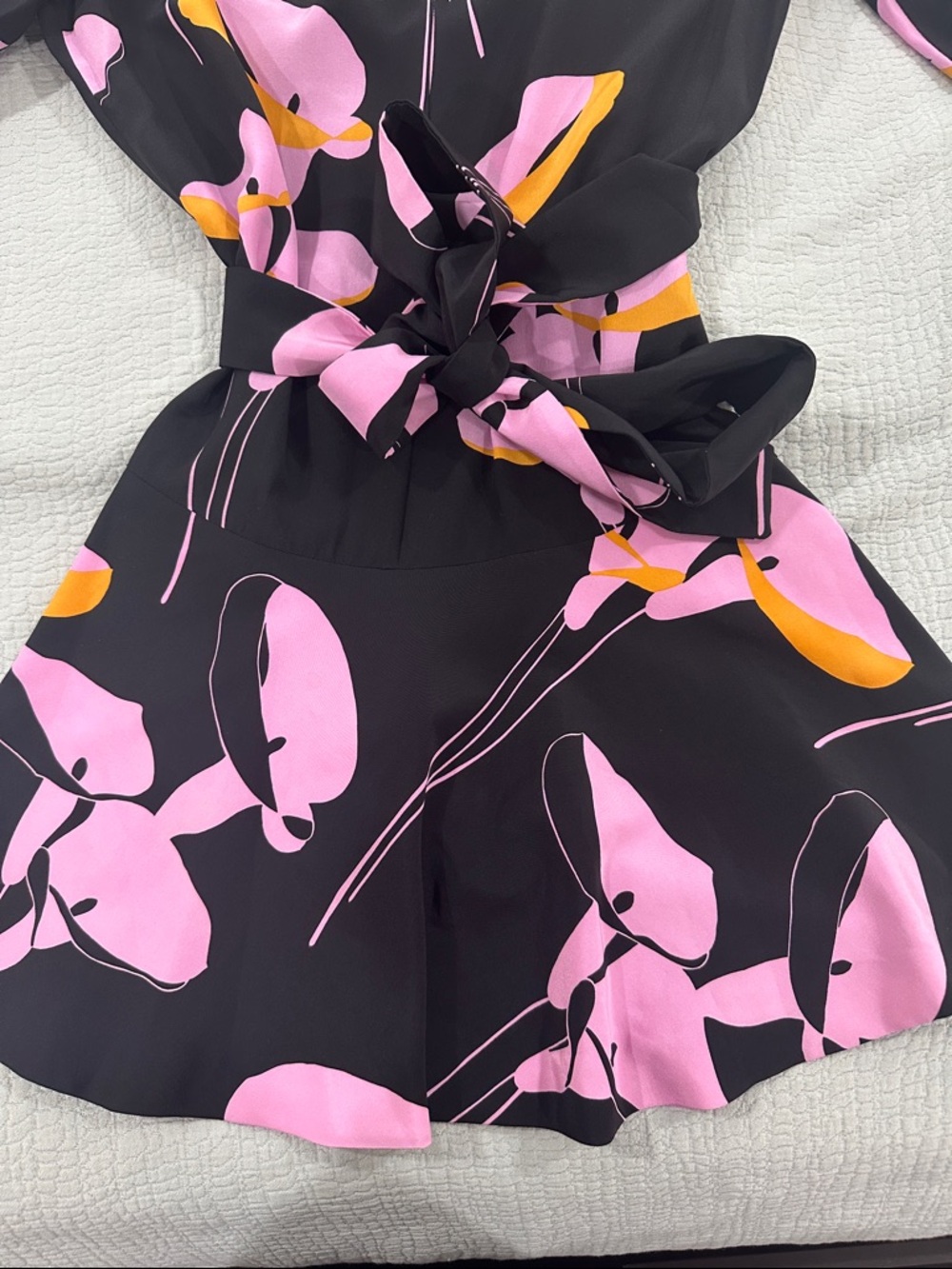 Miu Miu Calle Print Silk Dress - Picture 9 of 9